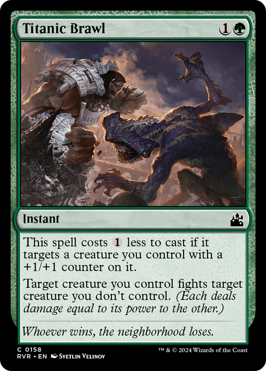 Titanic Brawl (158) Foil - Ravnica Remastered