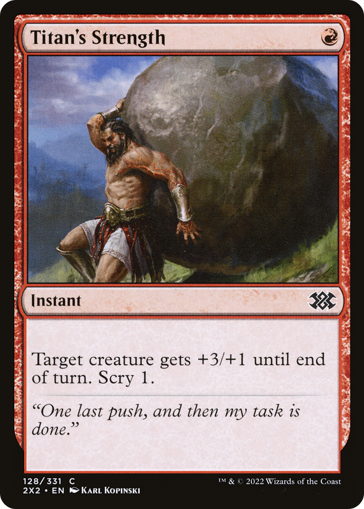 Titan's Strength (128) - Double Masters 2022