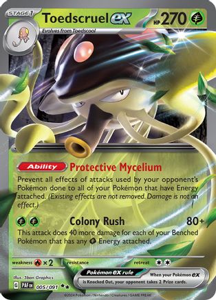 Toedscruel ex (5) Holofoil - Paldean Fates