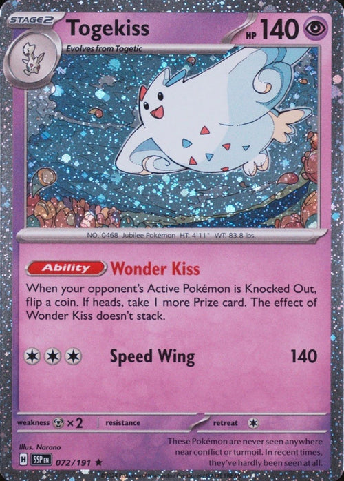 Togekiss (Cosmos Holo) (72) Holofoil - Miscellaneous Cards & Products