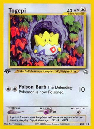 Togepi (51) (1st Edition) - Neo Genesis