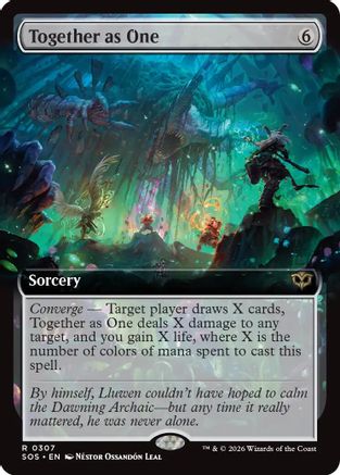 Together as One (Extended Art) (307) Foil - Secrets of Strixhaven