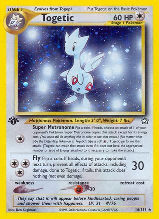 Togetic (16) (1st Edition) Holofoil - Neo Genesis