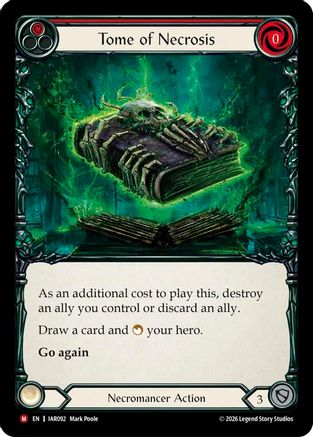 Tome of Necrosis (IAR092) Rainbow Foil - Usurp the Shadow Throne