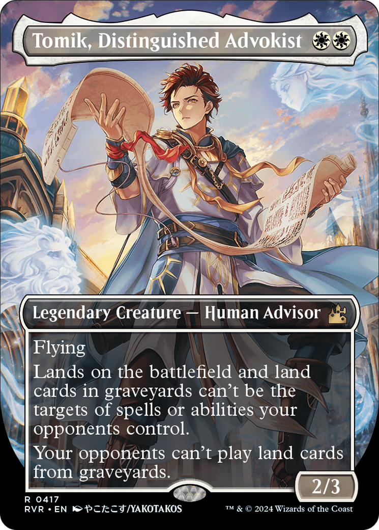 Tomik, Distinguished Advokist (Anime Borderless) (417) - Ravnica Remastered