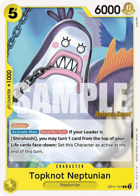 Topknot Neptunian (OP11-107) Release Event Cards
