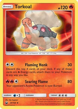 Torkoal (29) Reverse Holofoil - Celestial Storm