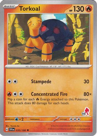 Torkoal (#53 Armarouge) (35) - Battle Academy 2024