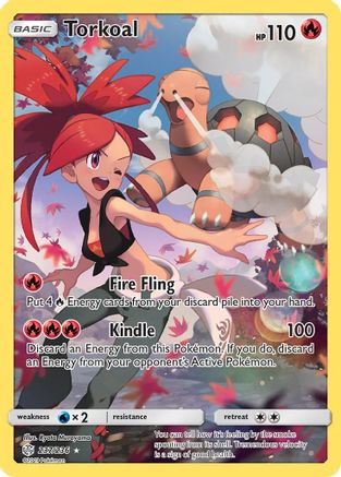 Torkoal (Full Art) (237) Holofoil - Cosmic Eclipse