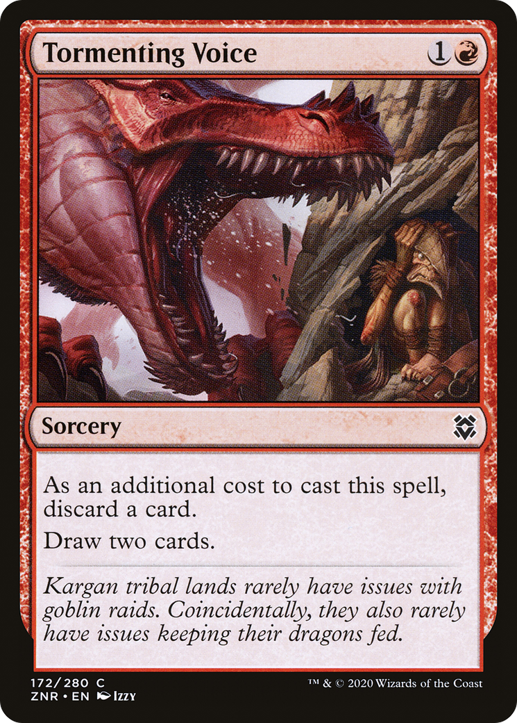 Tormenting Voice (172) - Zendikar Rising Foil