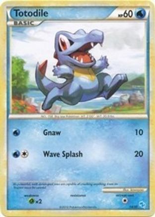 Totodile (1) - Trainer Kit: Gyarados & Raichu