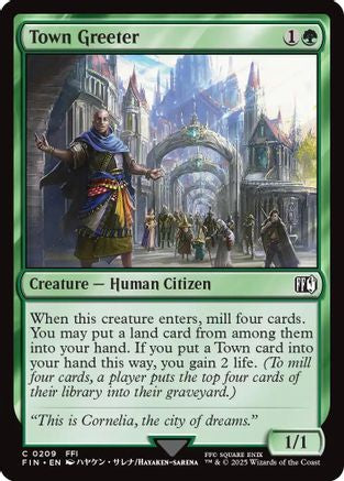 Town Greeter (209) Foil - FINAL FANTASY