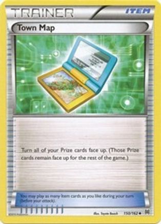 Town Map (150) Reverse Holofoil - BREAKthrough