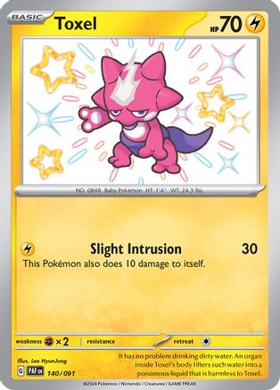 Toxel (140) Holofoil - Paldean Fates
