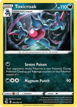 Toxicroak (166) - Fusion Strike