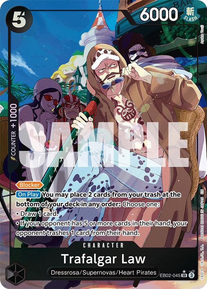 Trafalgar Law (Alternate Art) (EB02-045) Foil