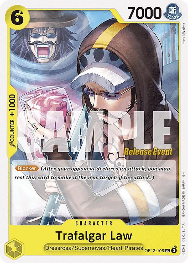 Trafalgar Law (OP12-106) Release Event Cards