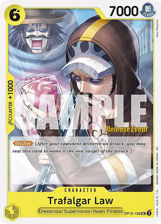 Trafalgar Law (OP12-106) Release Event Cards