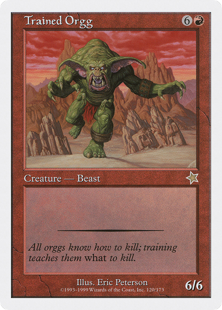 Trained Orgg (120) - Starter 1999