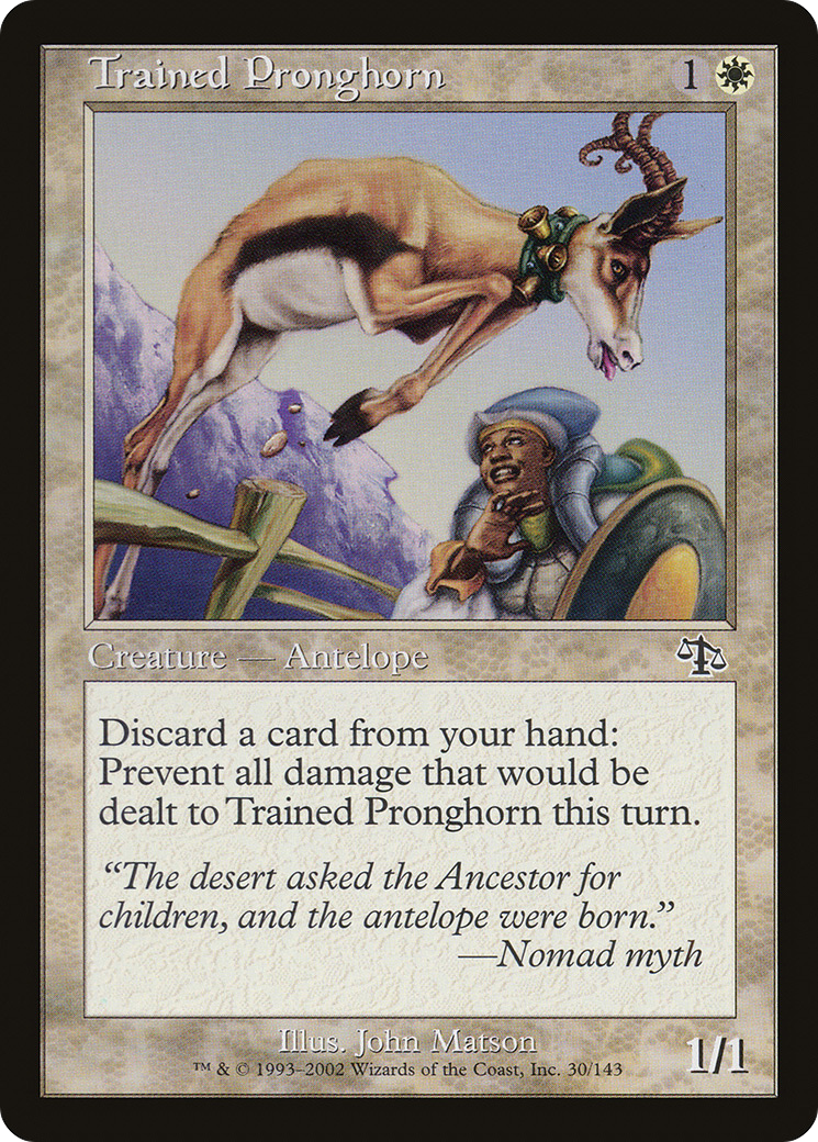 Trained Pronghorn (030) Foil - Judgment