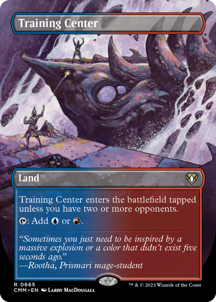Training Center (Borderless) (665) Foil - Commander Masters