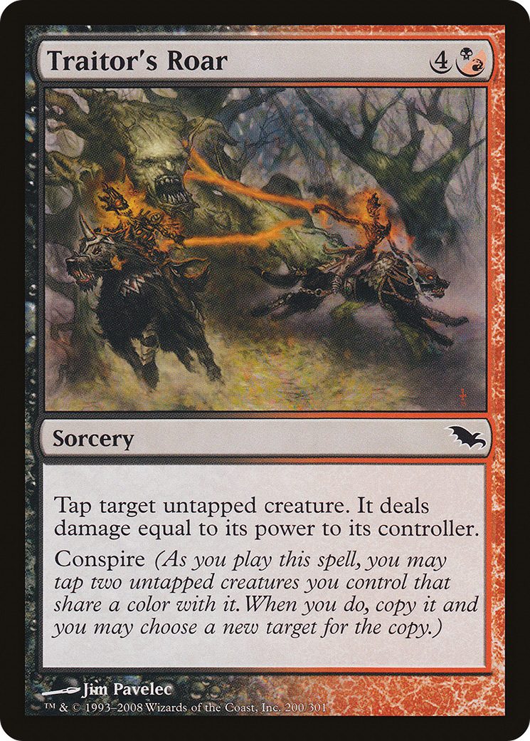 Traitor's Roar (200) Foil - Shadowmoor