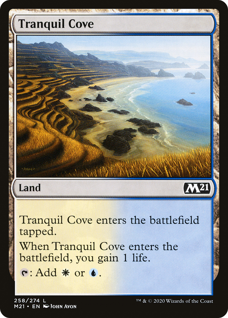 Tranquil Cove (258) - Core Set 2021 Foil