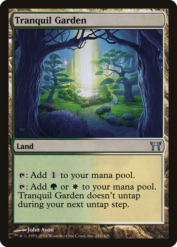 Tranquil Garden (284) - Champions of Kamigawa