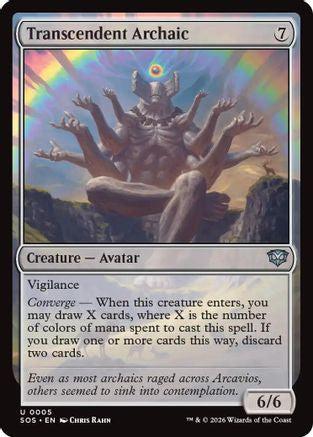 Transcendent Archaic (005) Foil - Secrets of Strixhaven