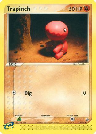 Trapinch (78) Reverse Holofoil - Dragon