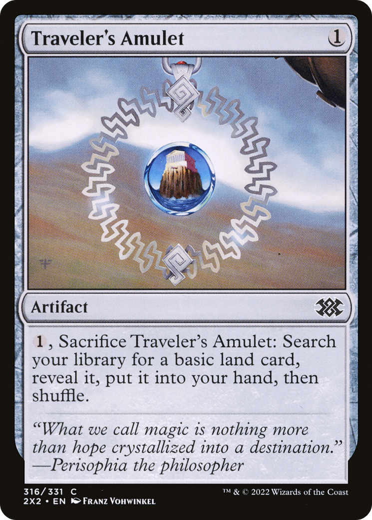 Traveler's Amulet (316) Foil - Double Masters 2022