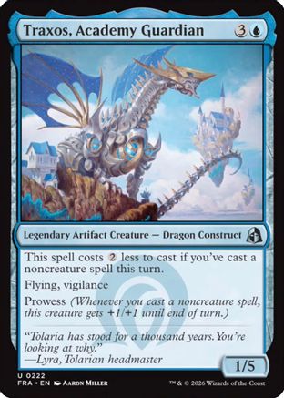 Traxos, Academy Guardian (222) Foil - Reality Fracture