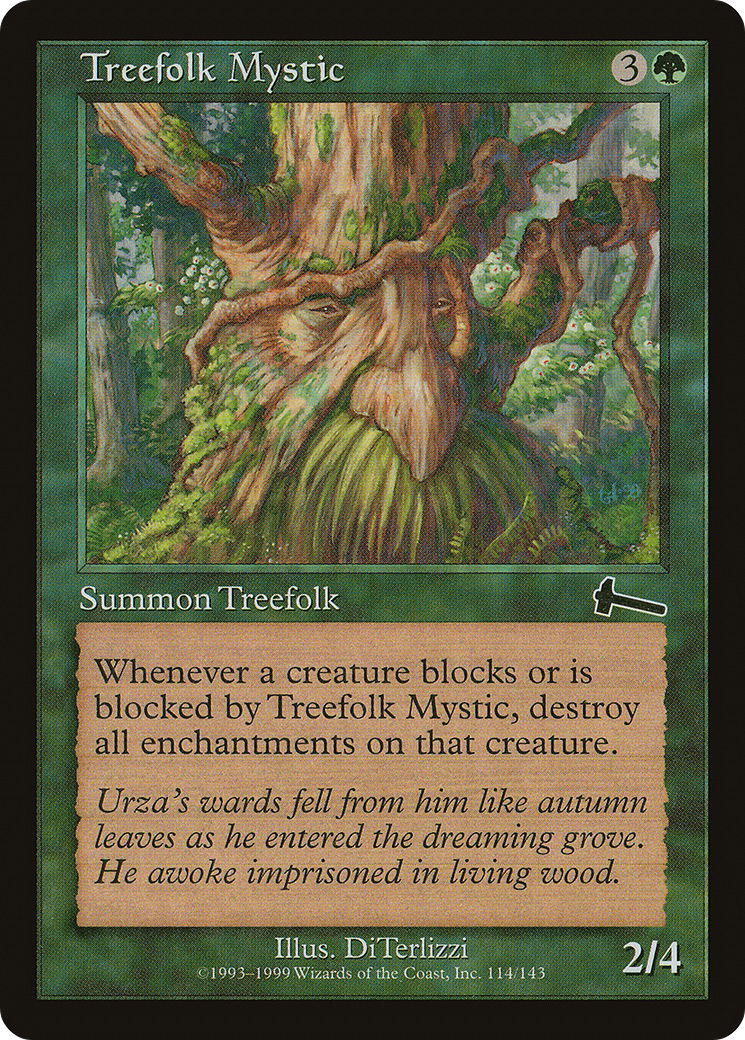 Treefolk Mystic (114) Foil - Urza's Legacy