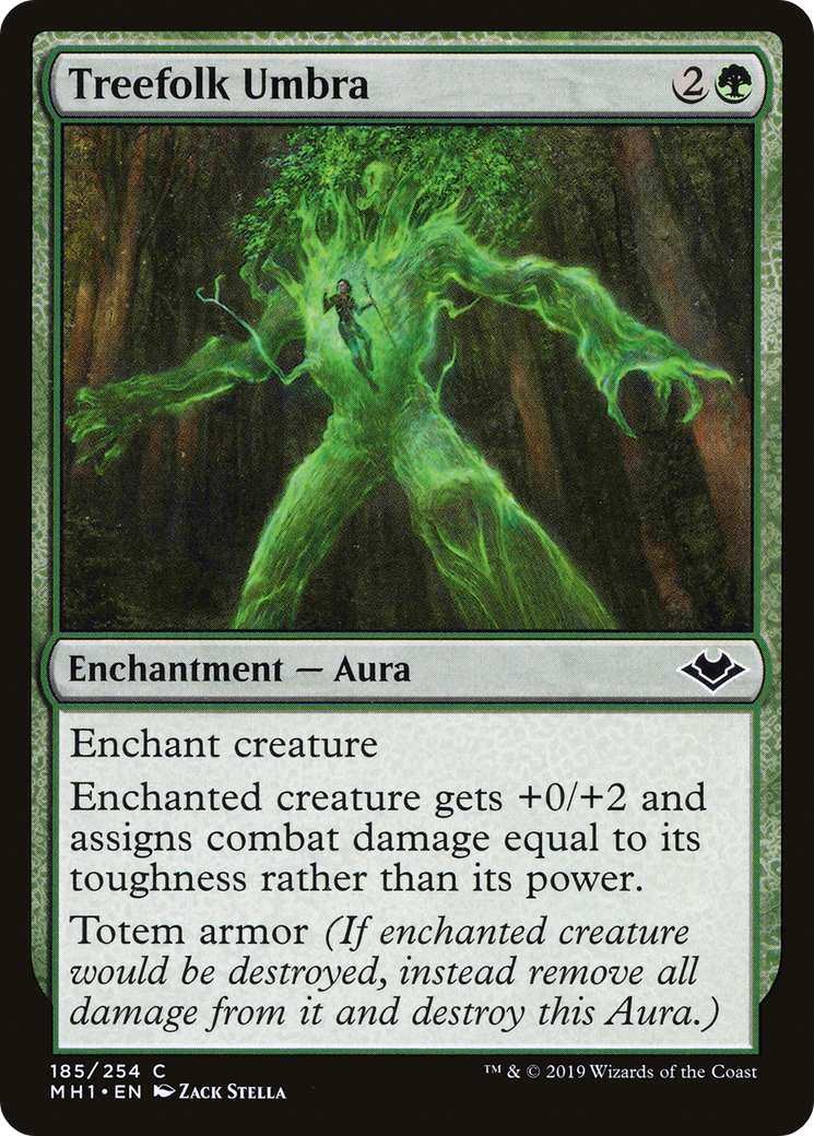 Treefolk Umbra (185) - Modern Horizons Foil
