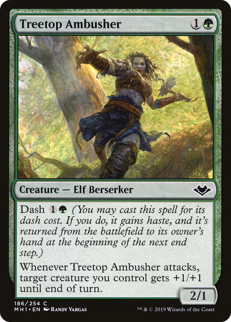 Treetop Ambusher (186) - Modern Horizons Foil
