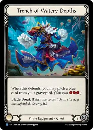 Trench of Watery Depths (PEN168) Cold Foil - Compendium of Rathe