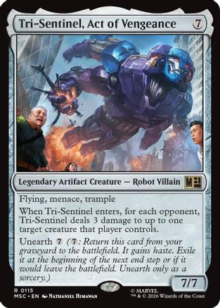 Tri-Sentinel, Act of Vengeance (115) - Commander: Marvel Super Heroes