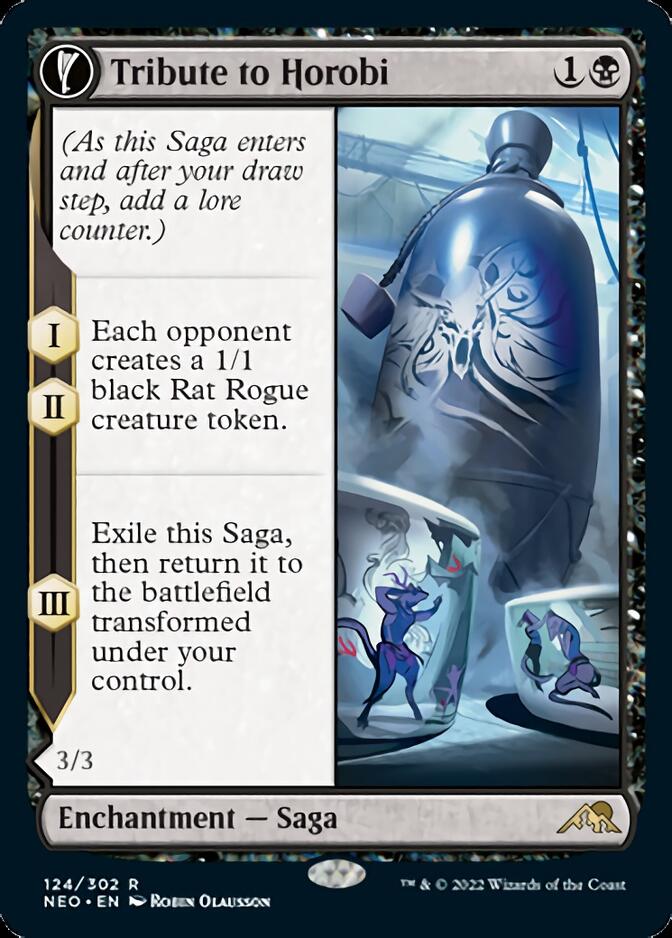 Tribute to Horobi (124) - Kamigawa: Neon Dynasty Foil