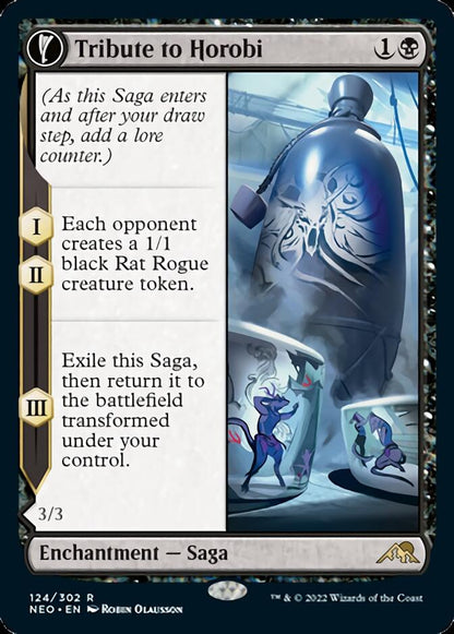 Tribute to Horobi (124) - Kamigawa: Neon Dynasty Foil