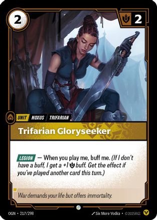 Trifarian Gloryseeker (217) - Origins