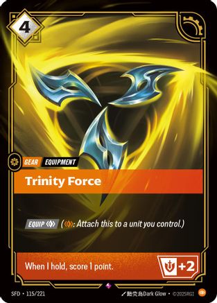 Trinity Force (115) Foil - Spiritforged