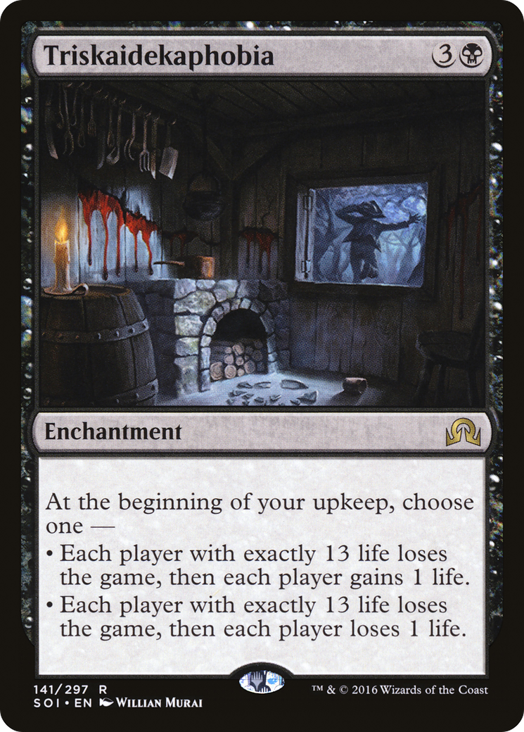 Triskaidekaphobia (141) Foil - Shadows over Innistrad