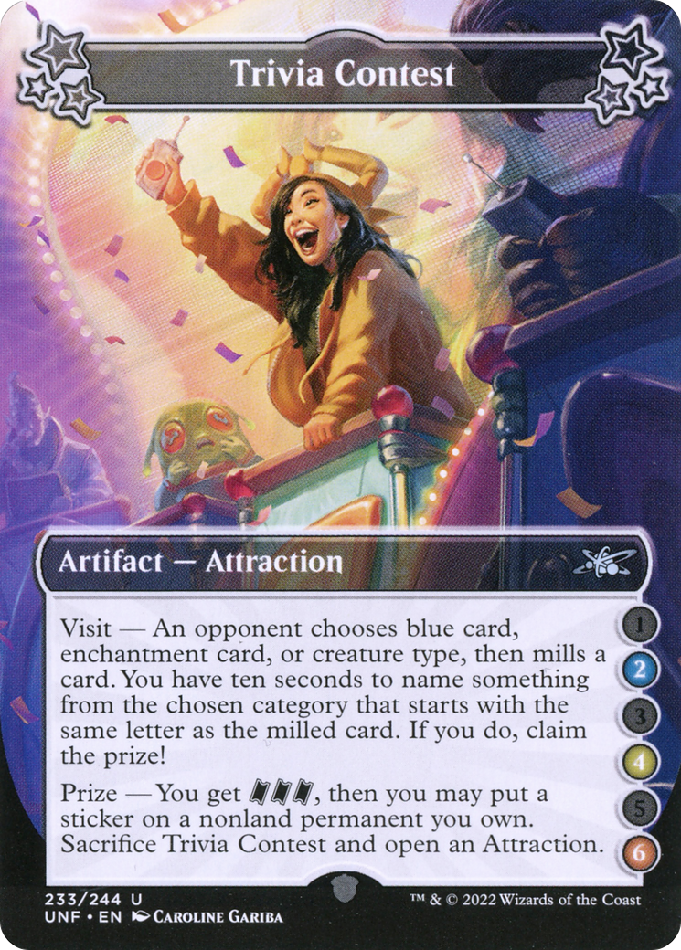 Trivia Contest (2-4-6) (233) - Unfinity Foil
