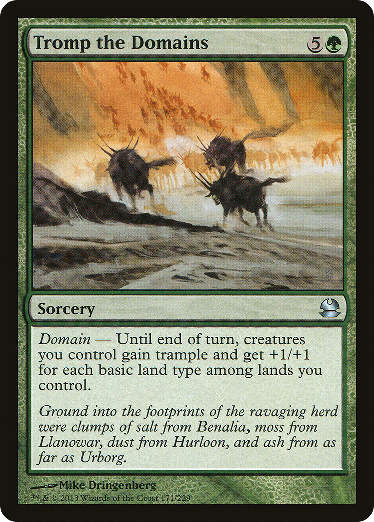 Tromp the Domains (171) Foil - Modern Masters