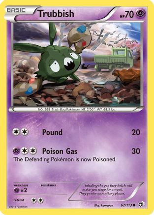 Trubbish (67) Reverse Holofoil - Legendary Treasures