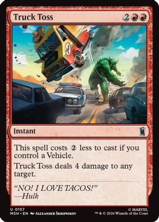 Truck Toss (157) - Marvel Super Heroes