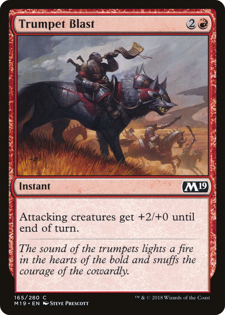 Trumpet Blast (165) - Core Set 2019 Foil