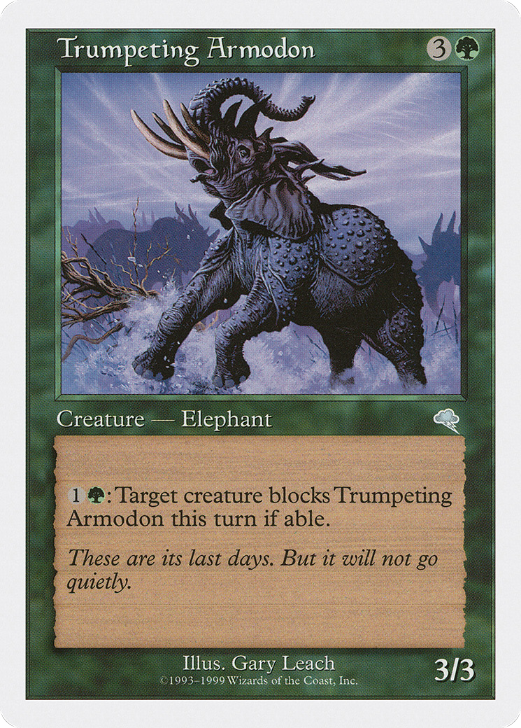 Trumpeting Armodon (090) - Battle Royale Box Set