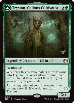 Trystan, Callous Cultivator (Promo Pack) (199) - Lorwyn Eclipsed