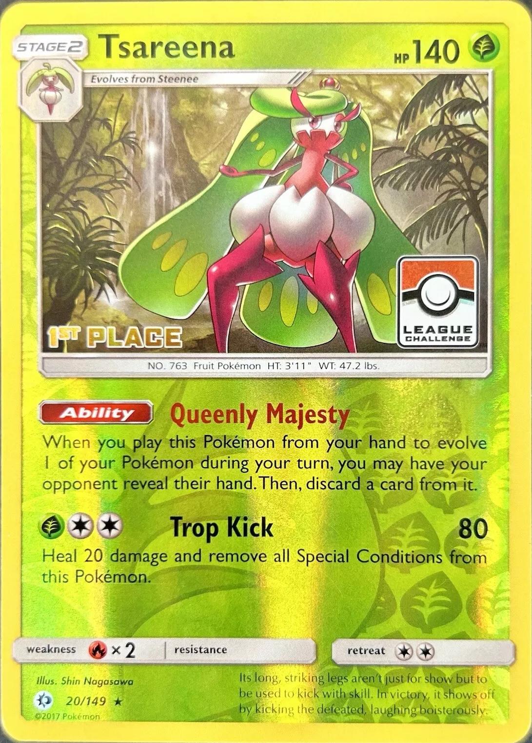 Tsareena (League Challenge) [1st Place] (20) Reverse Holofoil - Sun & Moon